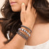Neon Black | Rainbow Supernova | Silver | Galaxy Glass Charmballa Bracelet